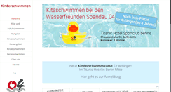Desktop Screenshot of kitaschwimmen.de